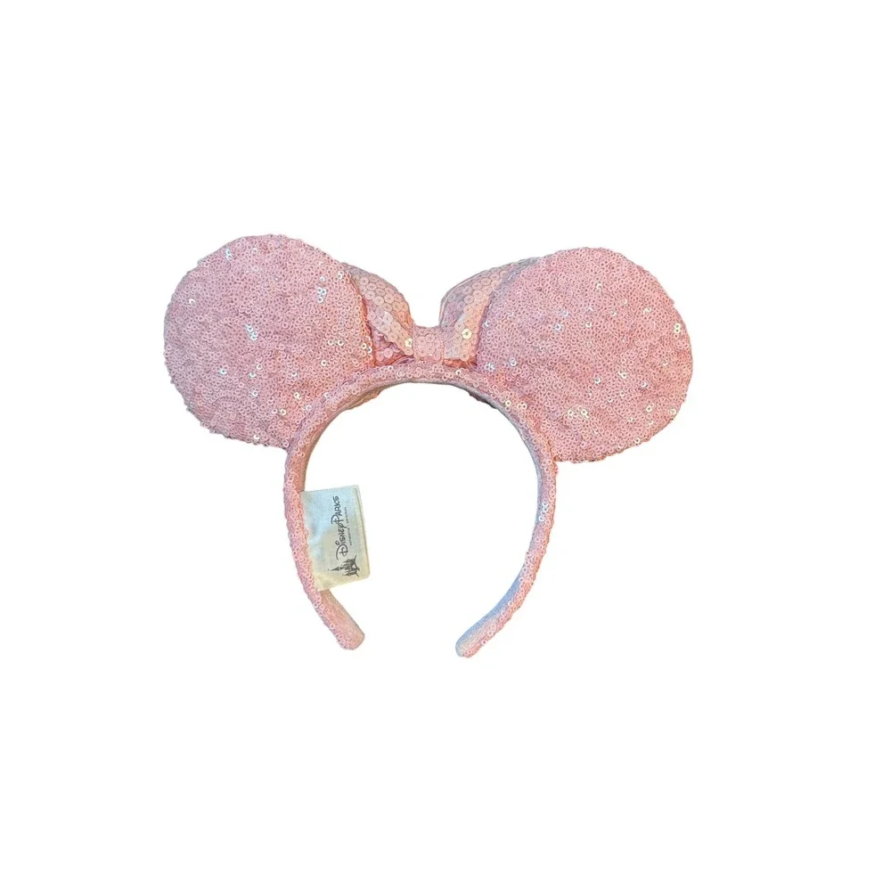 Disney Parks Minnie Mouse Ear Headband Pink